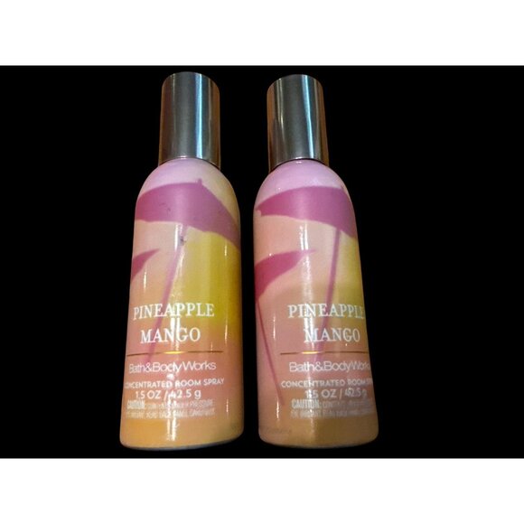 Bath & Body Works Pineapple Mango Concentrated Room Spray 1.5oz Set Of 2  New - Picture 1 of 2